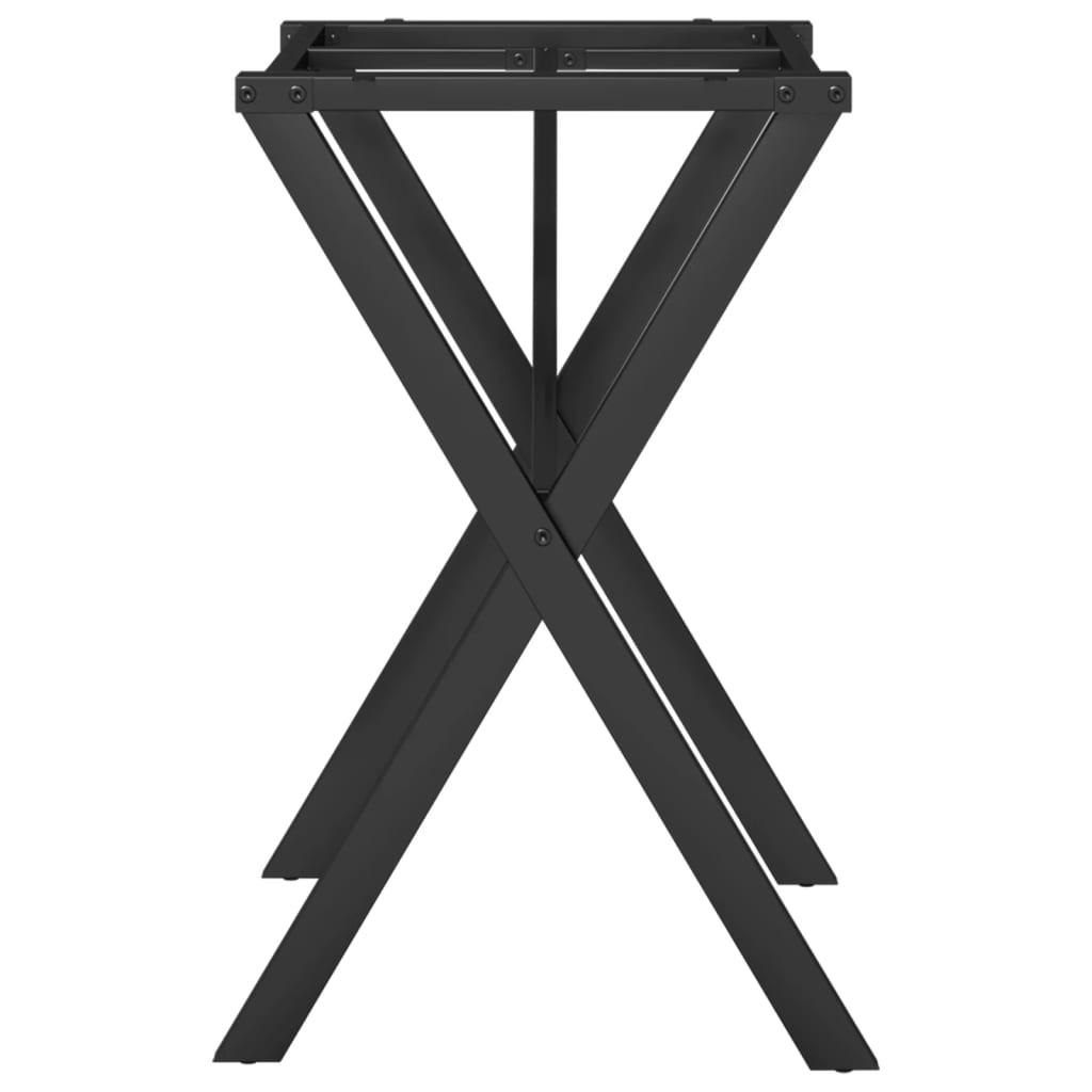 Picioare masă de sufragerie X-Frame 60x50x73 cm Fontă