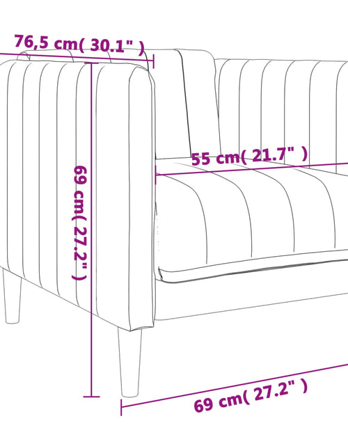 Загрузите изображение в средство просмотра галереи, Set de canapele, 3 piese, maro, textil
