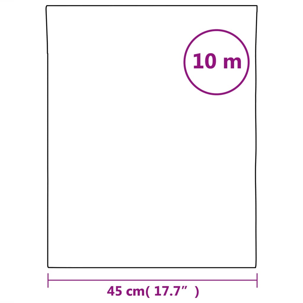 Folie pentru fereastră statică, negru mat, 45x1000 cm, PVC