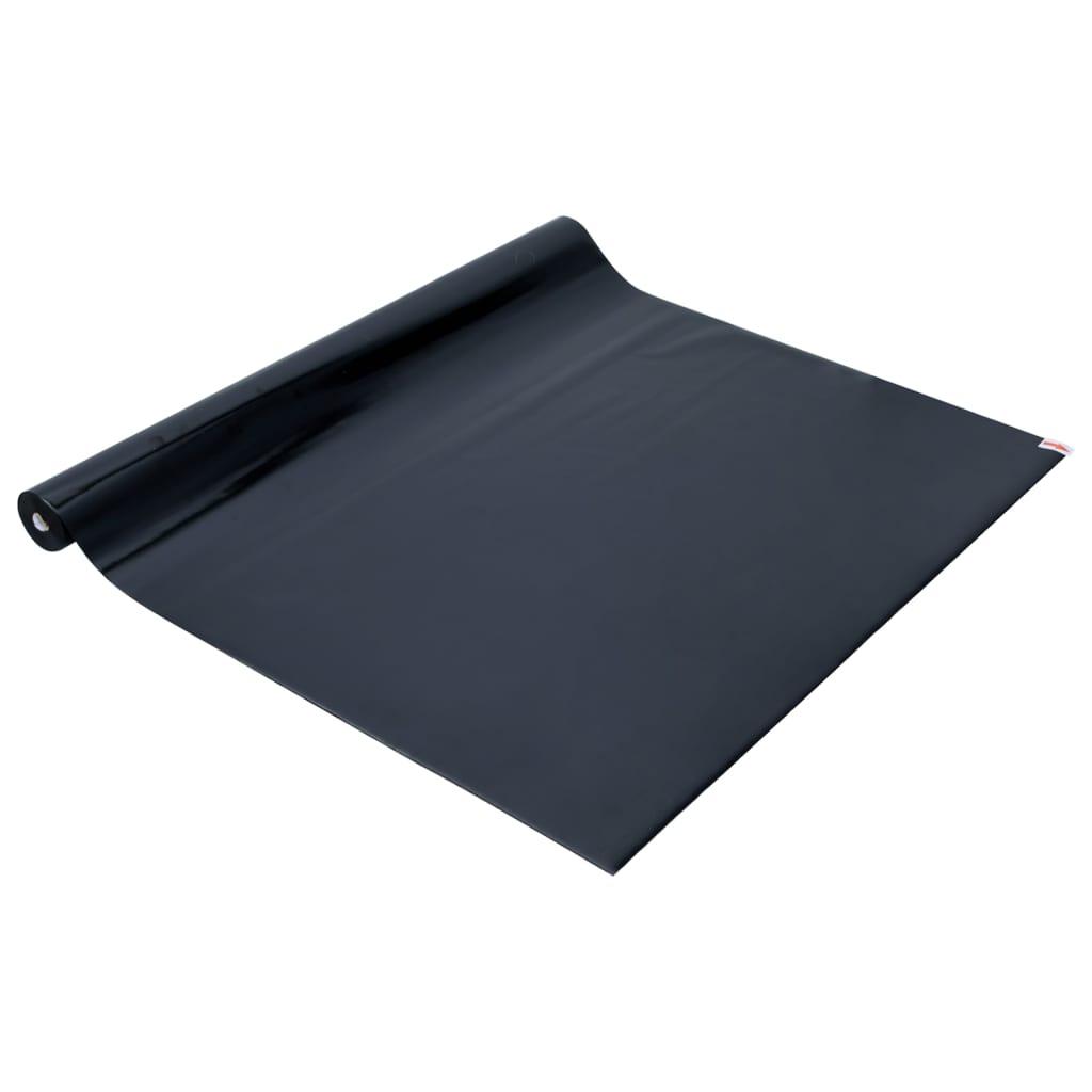 Folie pentru fereastră statică, negru mat, 90x2000 cm, PVC