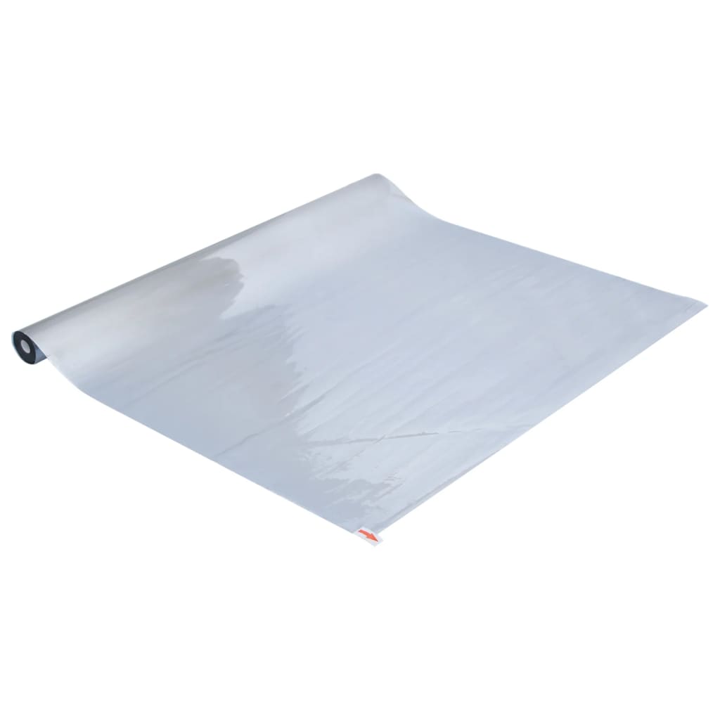 Folie solară efect reflectorizant static argintiu 45x2000cm PVC