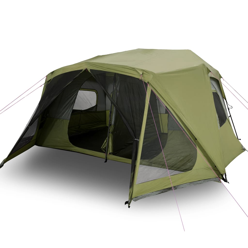 Cort de camping, 10 persoane, verde, 443x437x229 cm - Lando