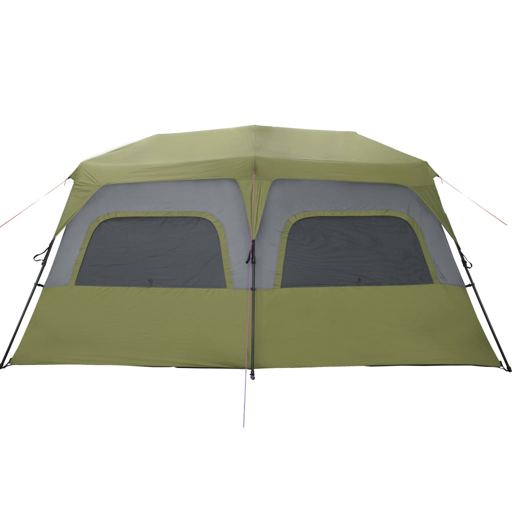 Cort de camping, 10 persoane, verde, 443x437x229 cm - Lando