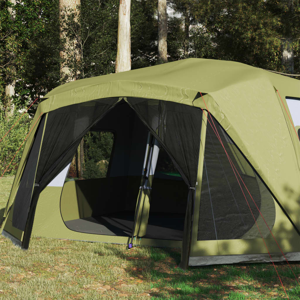 Cort de camping, 10 persoane, albastru, 443x437x229 cm - Lando