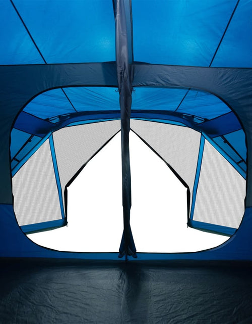 Încărcați imaginea în vizualizatorul Galerie, Cort de camping, 10 persoane, albastru, 443x437x229 cm - Lando
