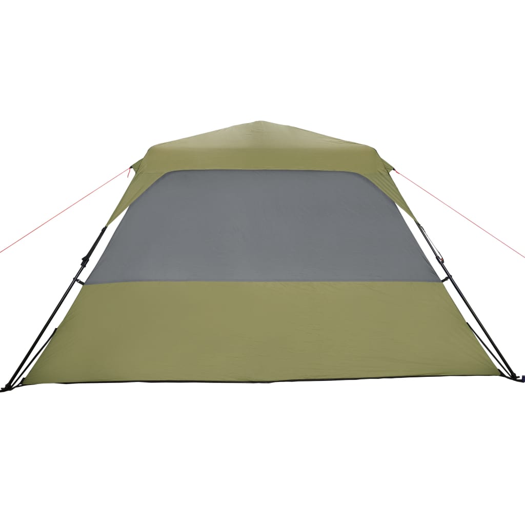 Cort de camping, 6 persoane, verde, 344x282x192 cm - Lando