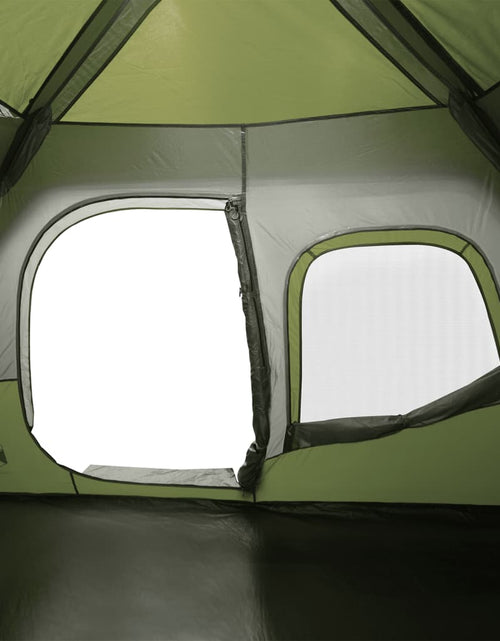 Încărcați imaginea în vizualizatorul Galerie, Cort de camping, 6 persoane, verde, 344x282x192 cm - Lando
