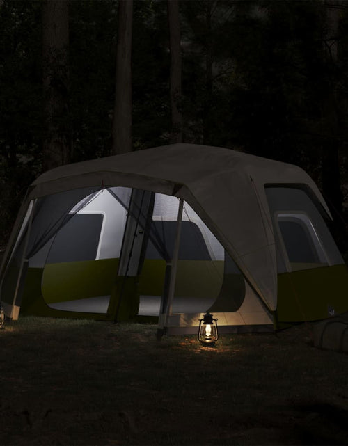 Încărcați imaginea în vizualizatorul Galerie, Cort de camping cu LED, verde deschis, 443x437x229 cm - Lando
