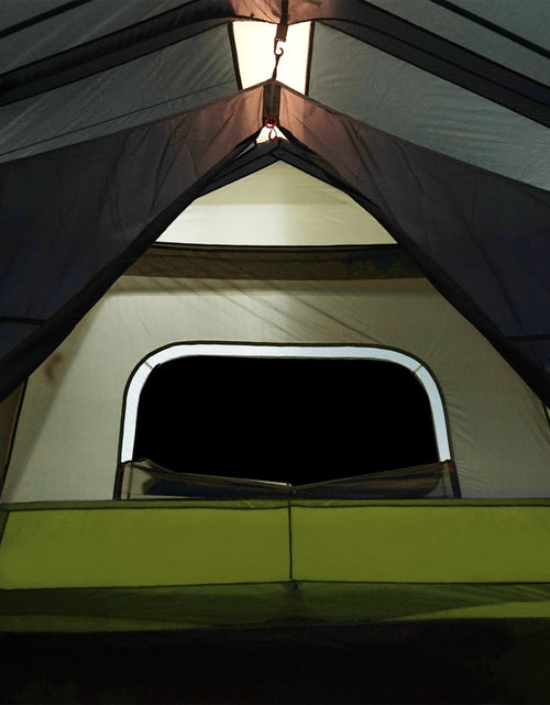 Загрузите изображение в средство просмотра галереи, Cort de camping cu LED, verde deschis, 443x437x229 cm - Lando
