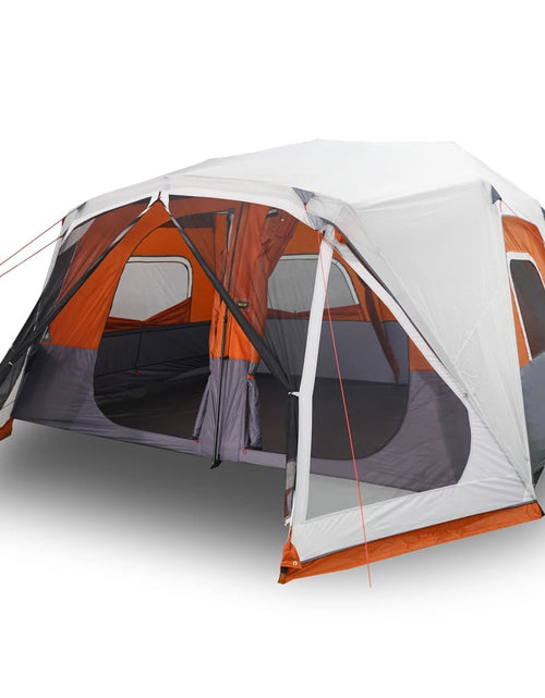 Încărcați imaginea în vizualizatorul Galerie, Cort de camping cu LED gri deschis și portocaliu 443x437x229 cm - Lando
