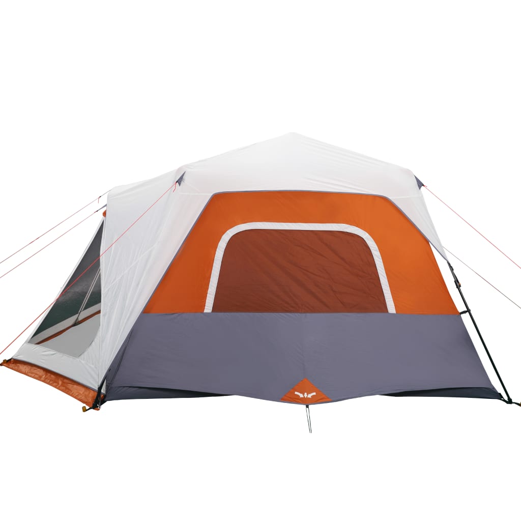 Cort de camping cu LED gri deschis și portocaliu 443x437x229 cm - Lando