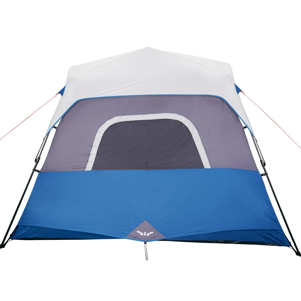 Cort de camping cu LED, albastru deschis, 344x282x212 cm - Lando