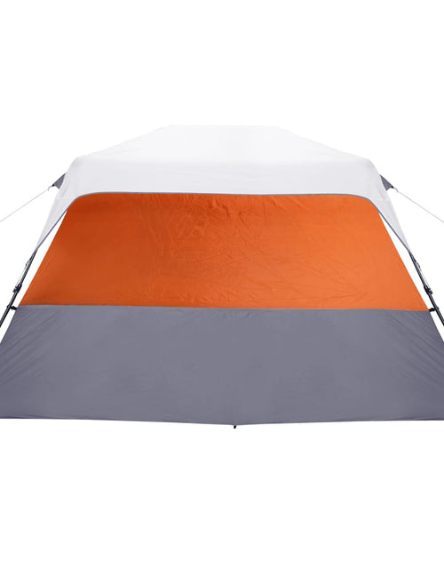 Încărcați imaginea în vizualizatorul Galerie, Cort de camping cu LED gri deschis și portocaliu 344x282x212 cm - Lando
