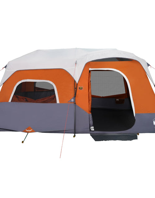 Încărcați imaginea în vizualizatorul Galerie, Cort de camping cu LED gri deschis și portocaliu 441x288x217 cm - Lando
