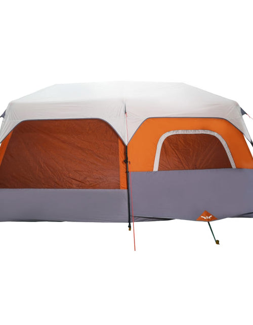 Încărcați imaginea în vizualizatorul Galerie, Cort de camping cu LED gri deschis și portocaliu 441x288x217 cm - Lando
