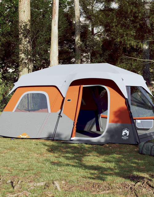 Загрузите изображение в средство просмотра галереи, Cort de camping cu LED gri deschis și portocaliu 441x288x217 cm - Lando

