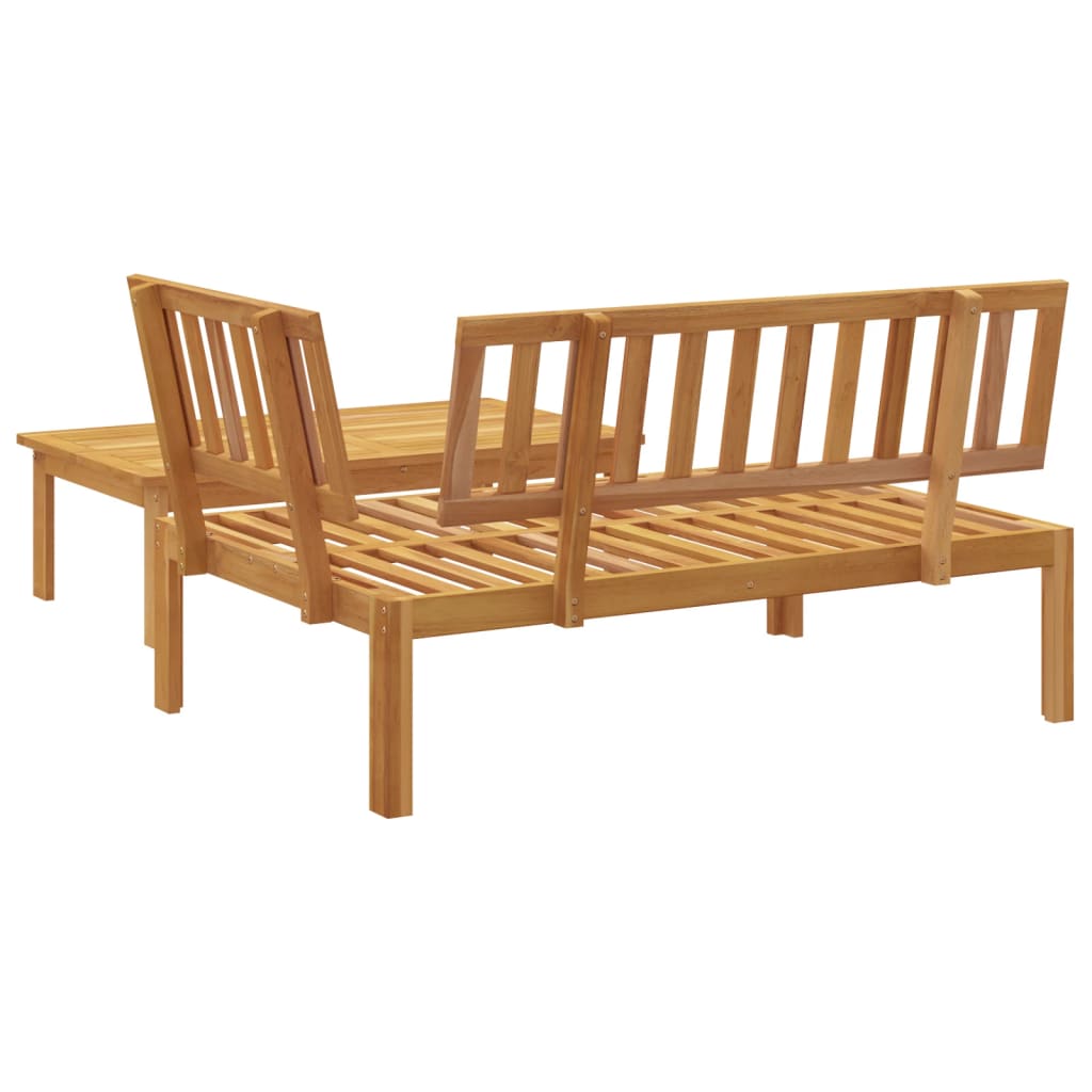 Set canapea din paleți de grădină, 2 piese, lemn masiv acacia