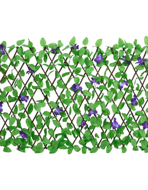Încărcați imaginea în vizualizatorul Galerie, vidaXL Spalier iederă artificială extensibil, 5 buc., verde, 180x70 cm

