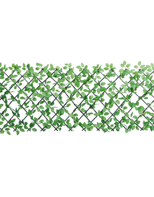 Загрузите изображение в средство просмотра галереи, vidaXL Spalier cu iederă artificială, extensibil, verde, 180x65 cm
