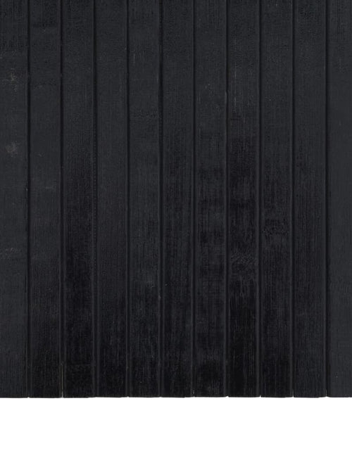 Загрузите изображение в средство просмотра галереи, Covor dreptunghiular, negru, 60x100 cm, bambus
