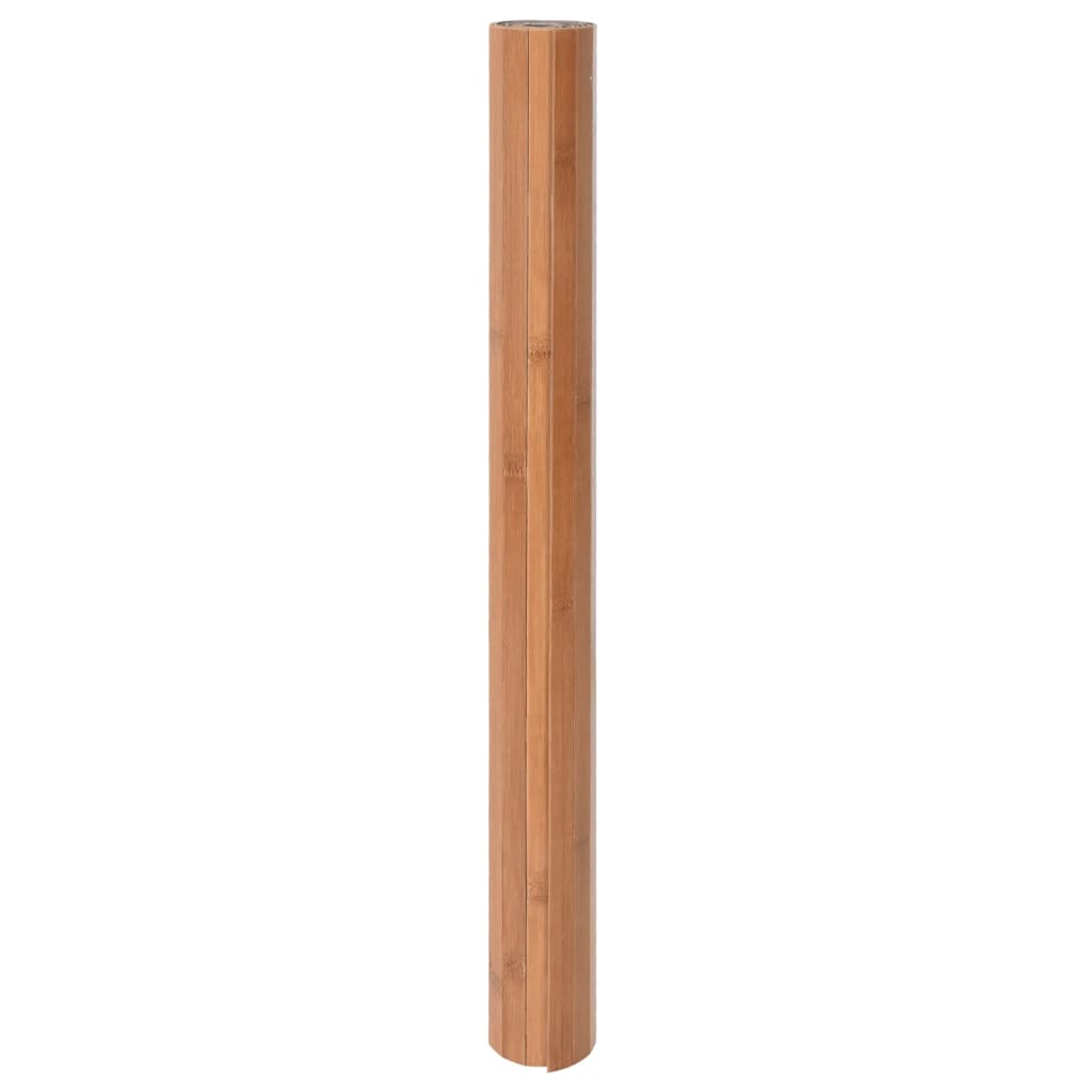 Covor dreptunghiular, natural, 60x100 cm, bambus