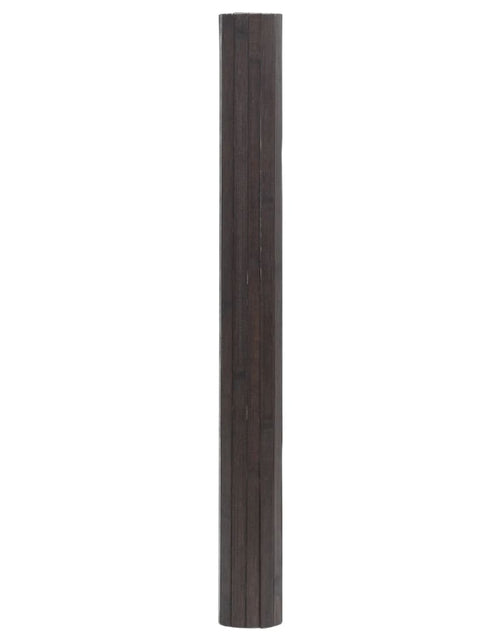 Încărcați imaginea în vizualizatorul Galerie, Covor dreptunghiular, maro închis, 60x100 cm, bambus
