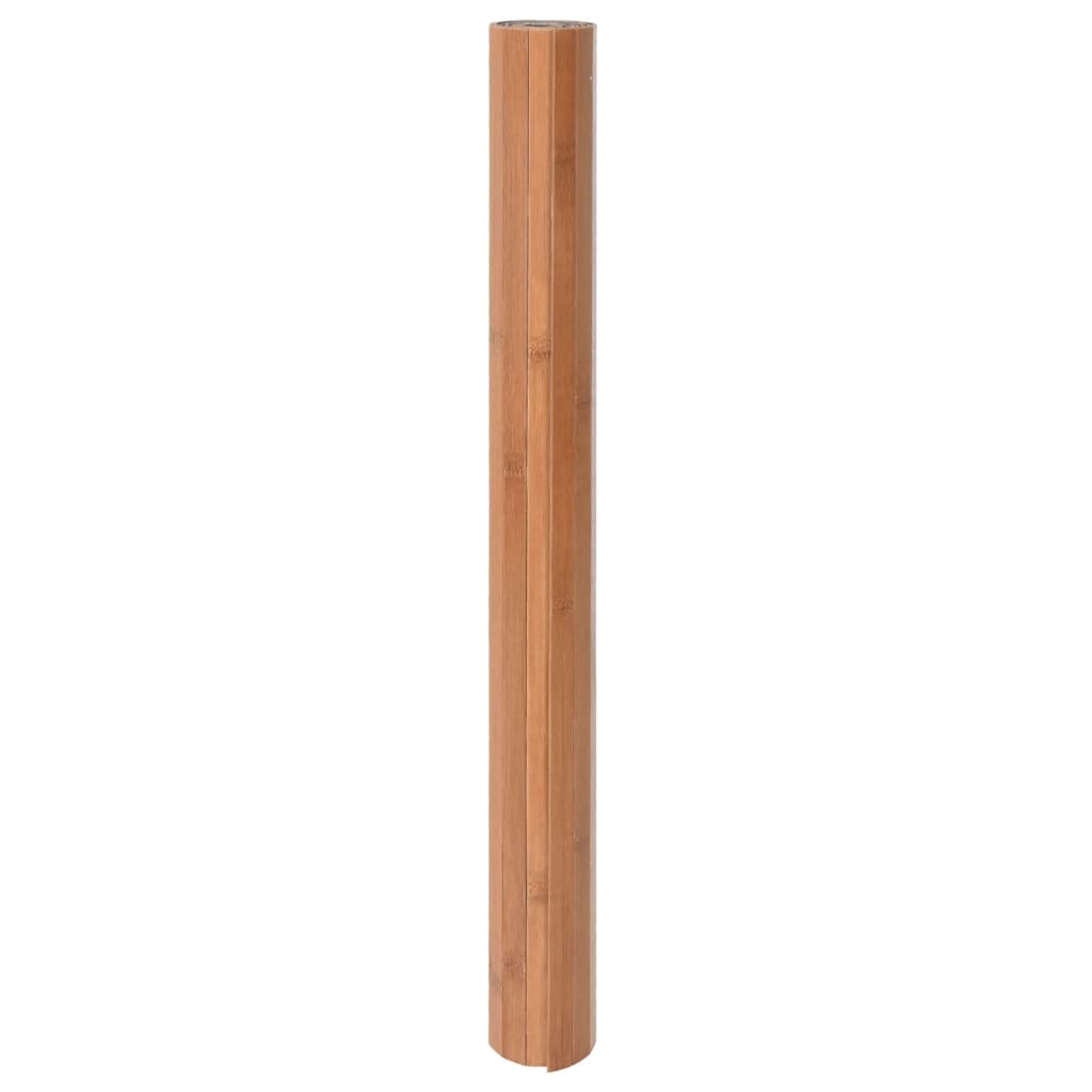 Covor dreptunghiular, natural, 60x200 cm, bambus