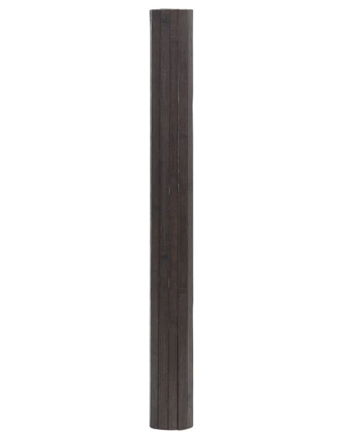 Încărcați imaginea în vizualizatorul Galerie, Covor dreptunghiular, maro închis, 70x300 cm, bambus
