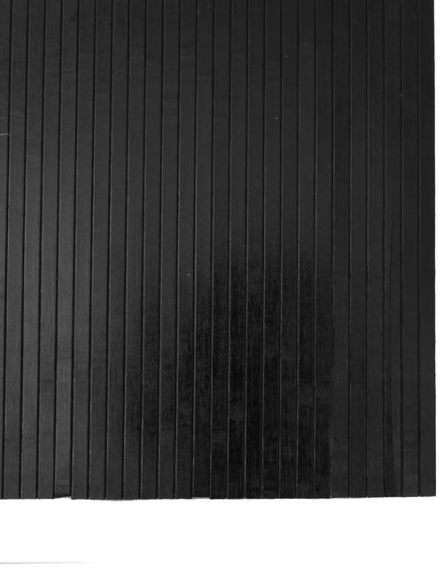 Загрузите изображение в средство просмотра галереи, Covor dreptunghiular, negru, 80x200 cm, bambus
