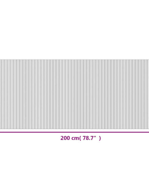 Загрузите изображение в средство просмотра галереи, Covor dreptunghiular, maro închis, 80x200 cm, bambus
