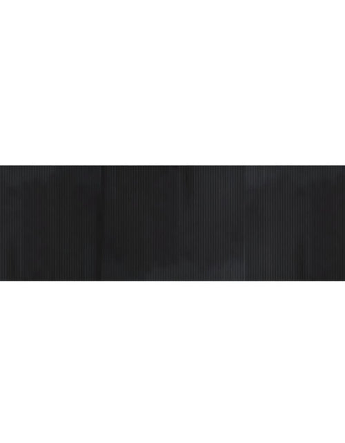 Încărcați imaginea în vizualizatorul Galerie, Covor dreptunghiular, negru, 80x300 cm, bambus
