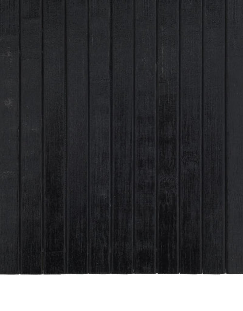 Загрузите изображение в средство просмотра галереи, Covor dreptunghiular, negru, 100x100 cm, bambus

