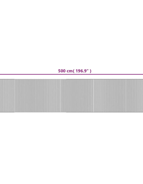 Загрузите изображение в средство просмотра галереи, Covor dreptunghiular, maro, 100x500 cm, bambus

