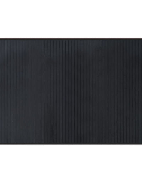 Încărcați imaginea în vizualizatorul Galerie, Covor dreptunghiular, negru, 60x100 cm, bambus
