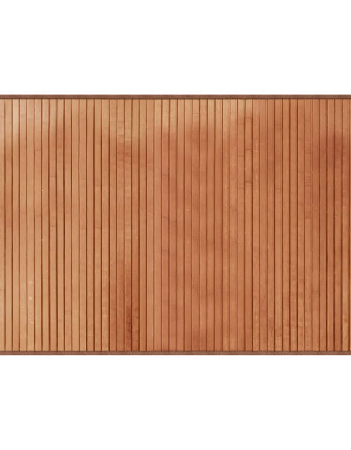 Загрузите изображение в средство просмотра галереи, Covor dreptunghiular, maro, 60x100 cm, bambus
