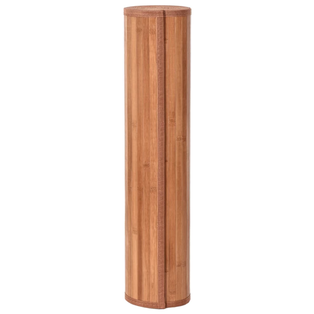 Covor dreptunghiular, maro, 60x300 cm, bambus