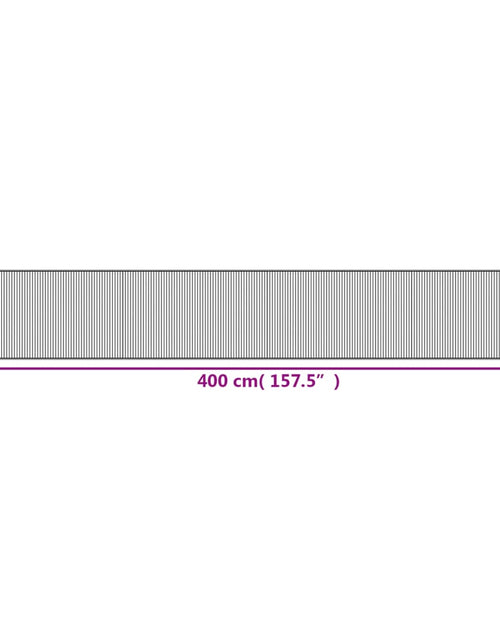 Загрузите изображение в средство просмотра галереи, Covor dreptunghiular, gri, 60x400 cm, bambus
