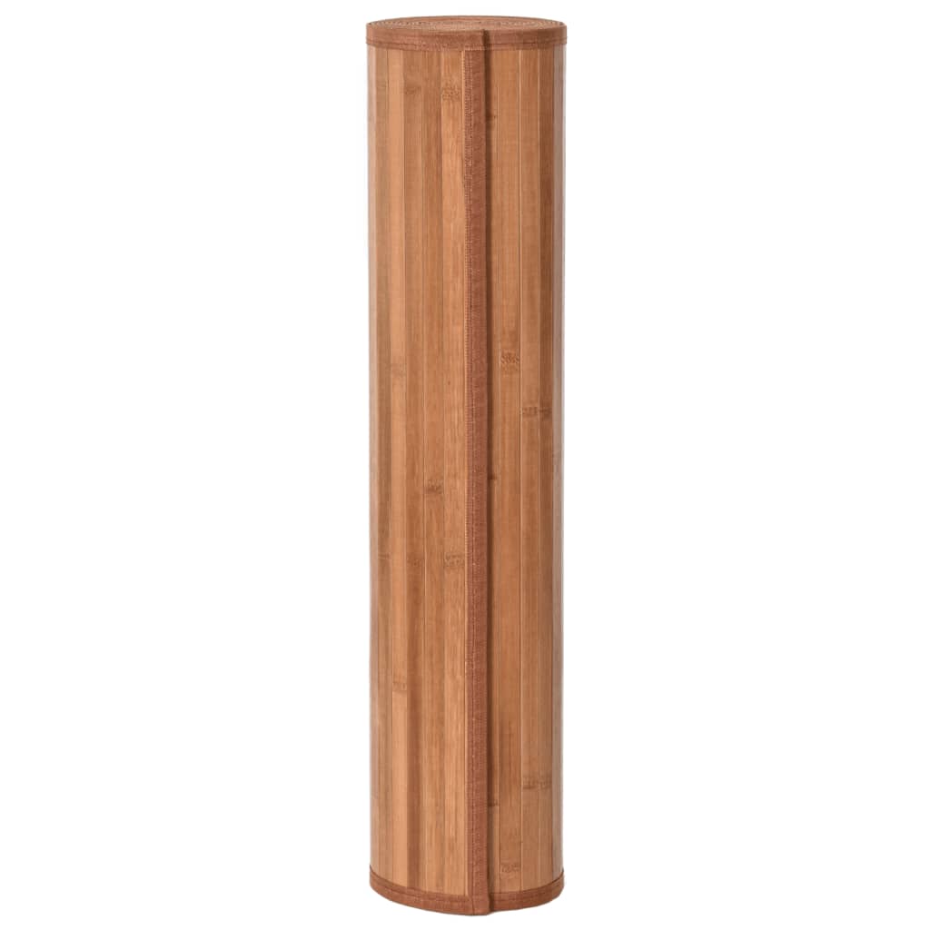 Covor dreptunghiular, natural, 60x1000 cm, bambus