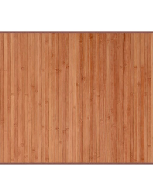 Încărcați imaginea în vizualizatorul Galerie, Covor dreptunghiular, maro, 70x100 cm, bambus
