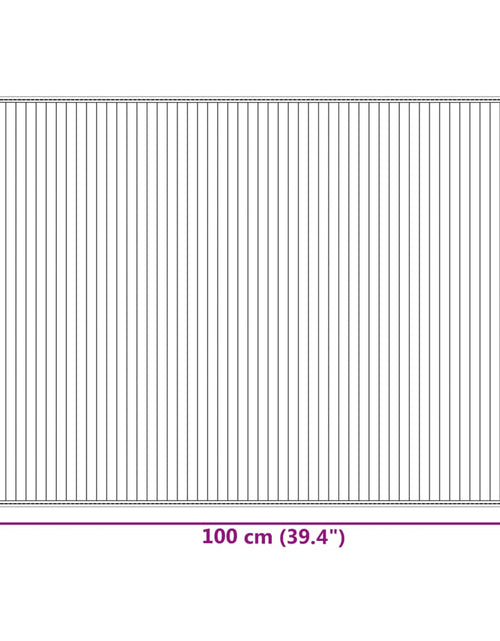 Загрузите изображение в средство просмотра галереи, Covor dreptunghiular, natural deschis, 70x100 cm, bambus
