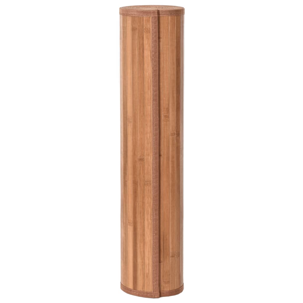 Covor dreptunghiular, natural, 70x300 cm, bambus