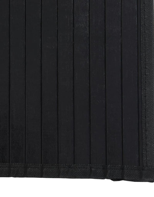 Загрузите изображение в средство просмотра галереи, Covor dreptunghiular, negru, 70x500 cm, bambus
