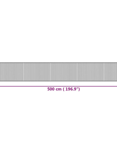 Încărcați imaginea în vizualizatorul Galerie, Covor dreptunghiular, natural, 70x500 cm, bambus

