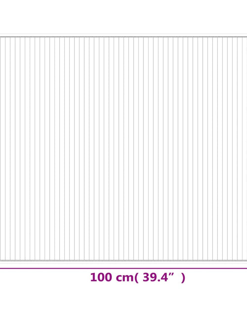 Încărcați imaginea în vizualizatorul Galerie, Covor dreptunghiular, natural deschis, 80x100 cm, bambus
