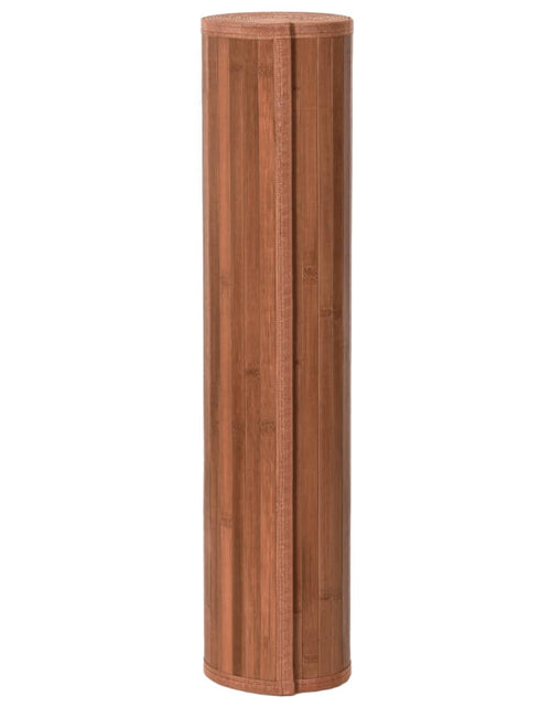 Загрузите изображение в средство просмотра галереи, Covor dreptunghiular, maro, 80x200 cm, bambus
