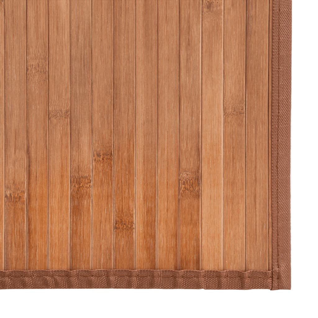 Covor dreptunghiular, natural, 80x300 cm, bambus