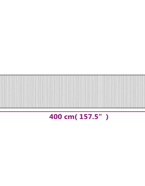 Încărcați imaginea în vizualizatorul Galerie, Covor dreptunghiular, natural deschis, 80x400 cm, bambus
