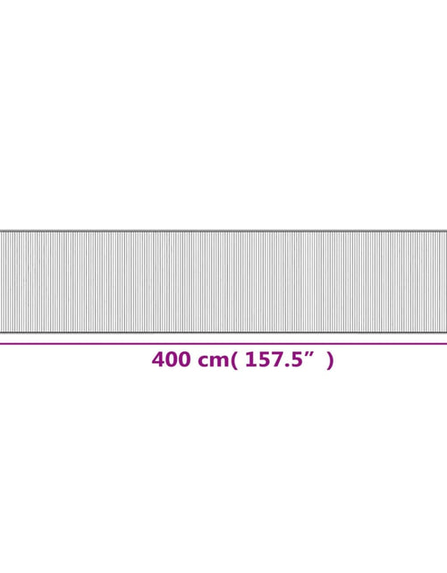 Загрузите изображение в средство просмотра галереи, Covor dreptunghiular, gri, 80x400 cm, bambus
