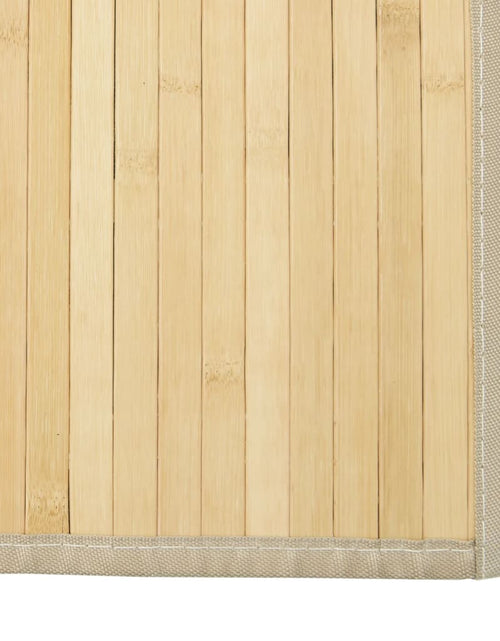 Încărcați imaginea în vizualizatorul Galerie, Covor dreptunghiular, natural deschis, 100x300 cm, bambus
