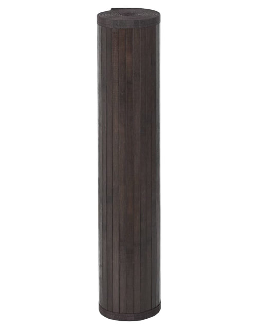 Загрузите изображение в средство просмотра галереи, Covor dreptunghiular, maro închis, 100x1000 cm, bambus

